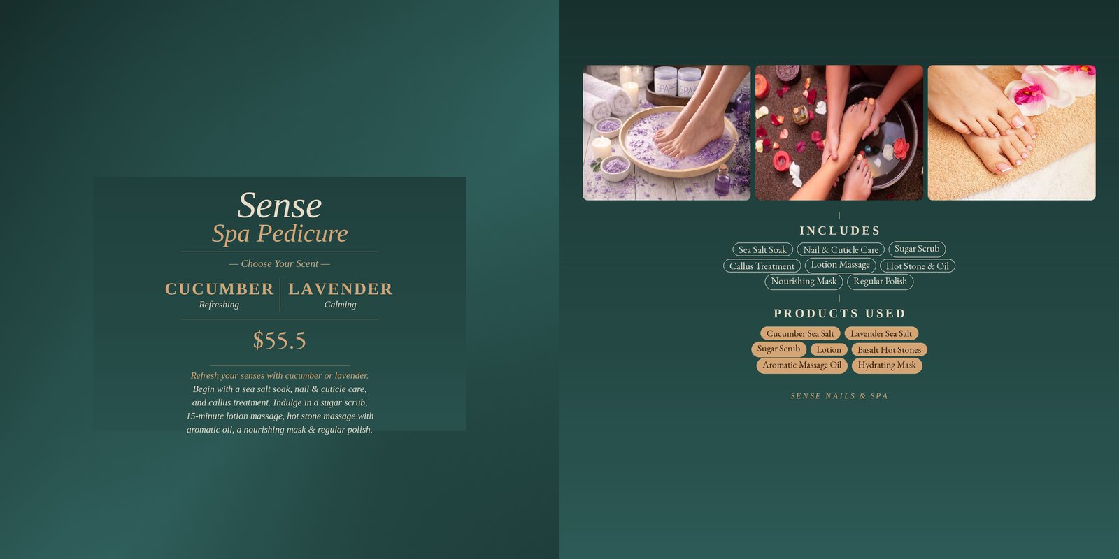 sense spa SPREAD